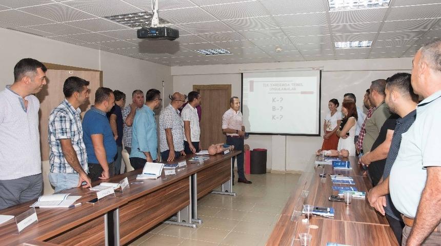 Büyükşehir personeline ilk yardım eğitimi