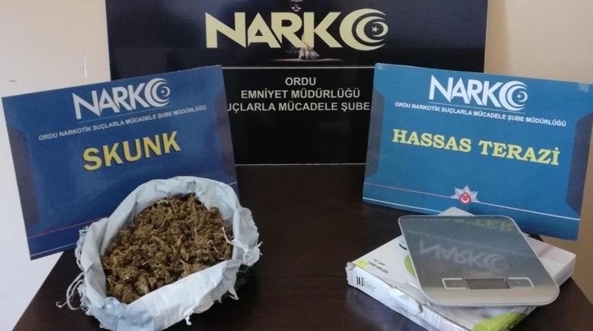 Ordu&rsquo;da uyuşturucu operasyonuna 4 tutuklama
