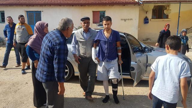 Gazi asker, babaevine getirildi