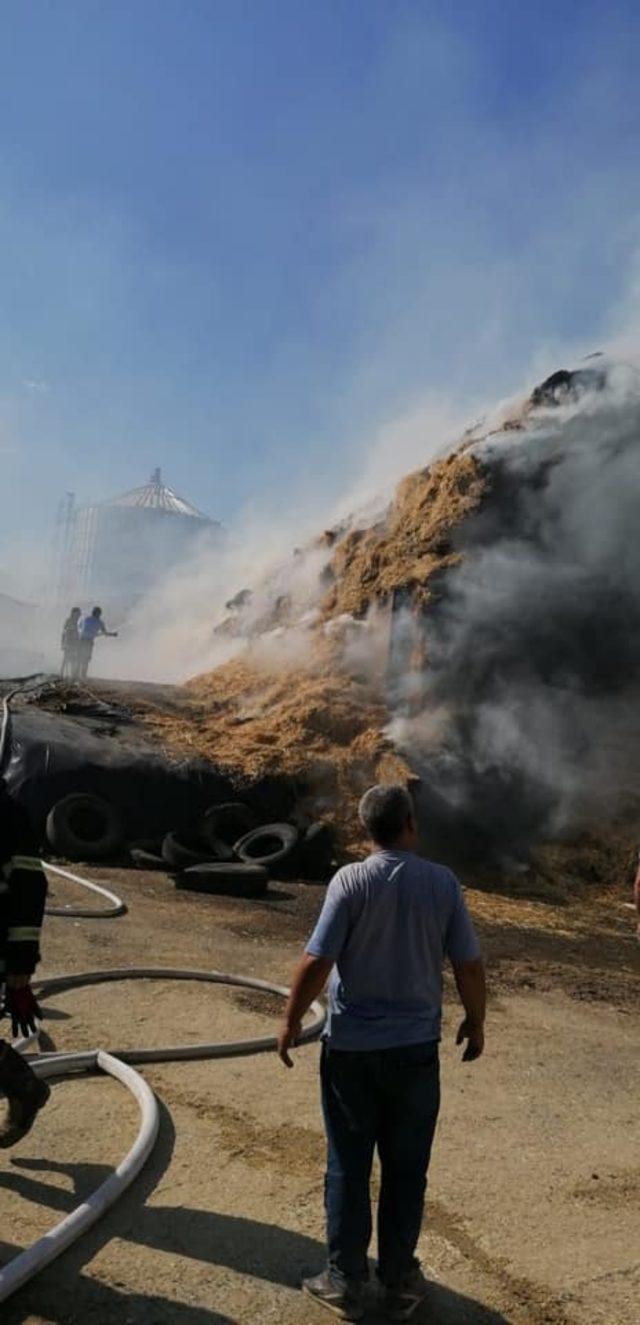 Gaziantep'teki dev besi çiftliğinde yangın