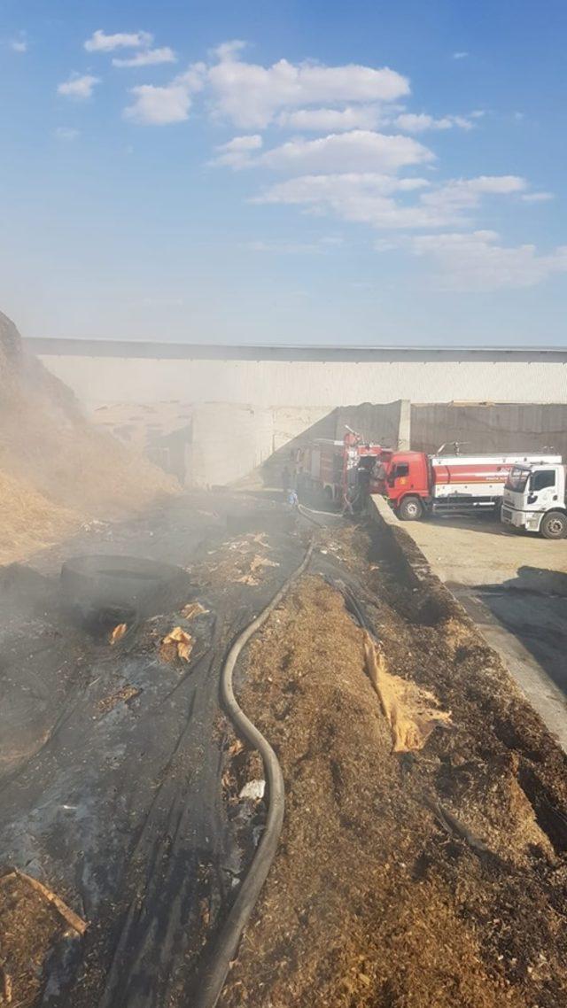 Gaziantep'teki dev besi çiftliğinde yangın