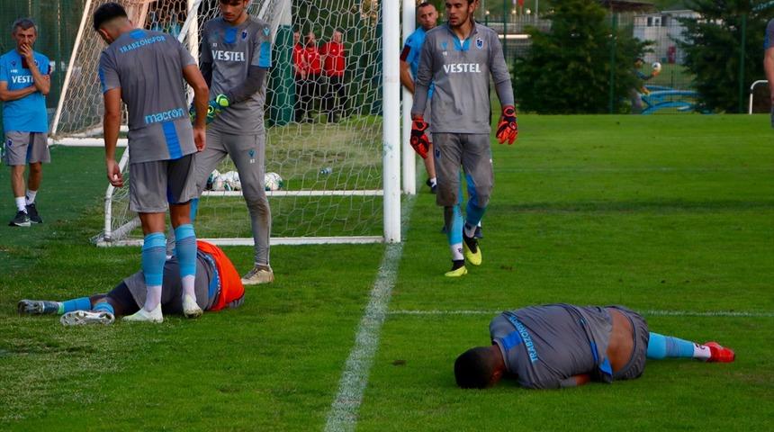 Trabzonspor'da Caleb Ekuban'ın sol ayak tarak kemiğinde kırık tespit edildi