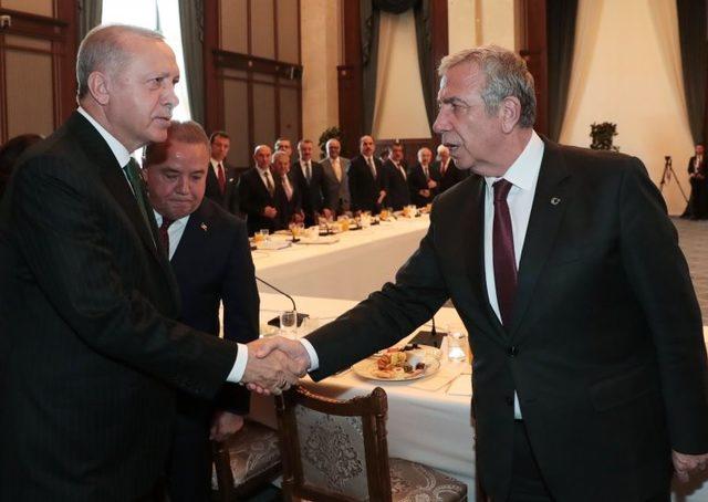 Erdoğan ve Ankara Büyükşehir Belediye Başkanı Mansur Yavaş