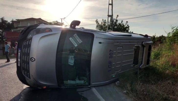 Son dakika... İstanbul'da okul servisi takla attı! Çok sayıda yaralı var G5