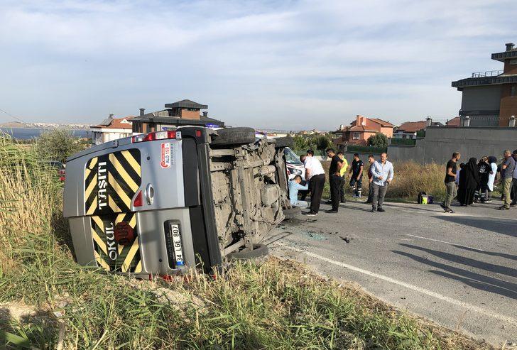Son dakika... İstanbul'da okul servisi takla attı! Çok sayıda yaralı var G1