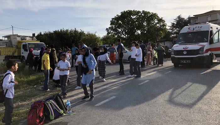 Son dakika... İstanbul'da okul servisi takla attı! Çok sayıda yaralı var