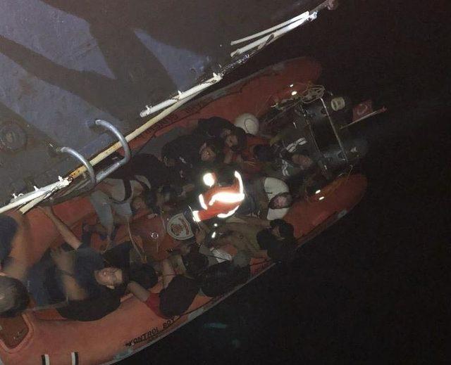 Datça ve Bodrum'da 46 kaçak göçmen yakalandı