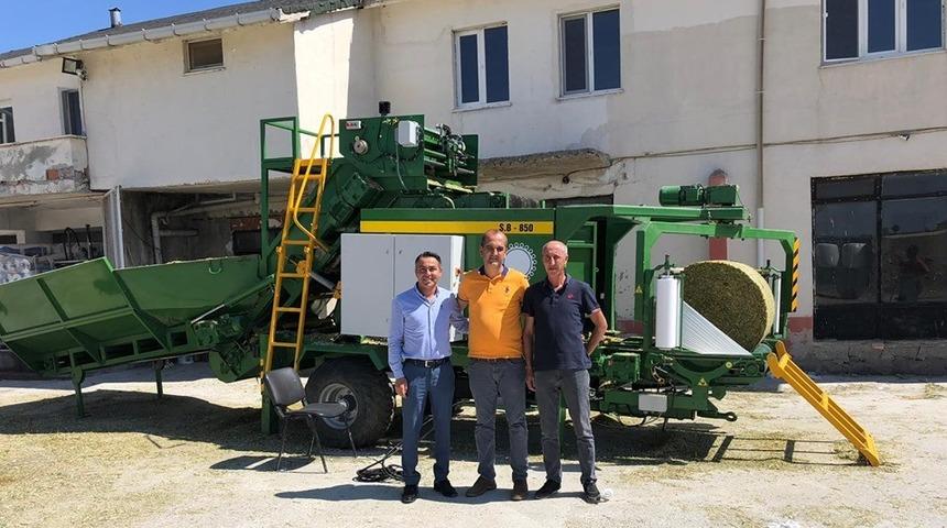 Aslanapa’da bir ilk ’’Silaj paketleme tesisi’’