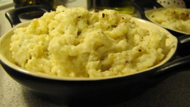 Zeytinyağlı Karnabahar Püresi