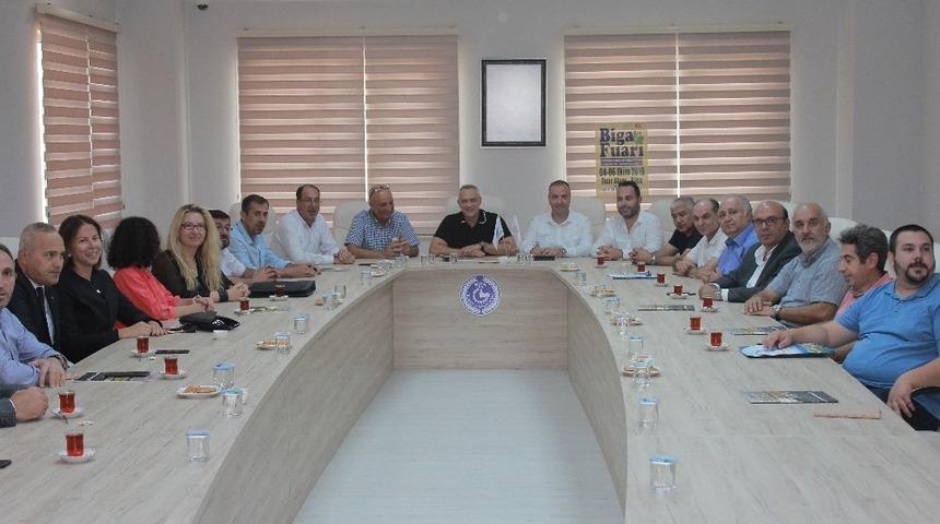 Biga MYO ile sekt&ouml;r temsilcileri arasında mesleki eğitim iş birliği protokol&uuml; imzalandı