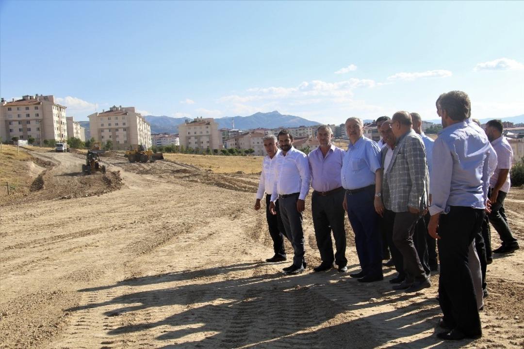 Milletvekili Demirbağ, Palu&rsquo;da &ccedil;alışmaları inceledi