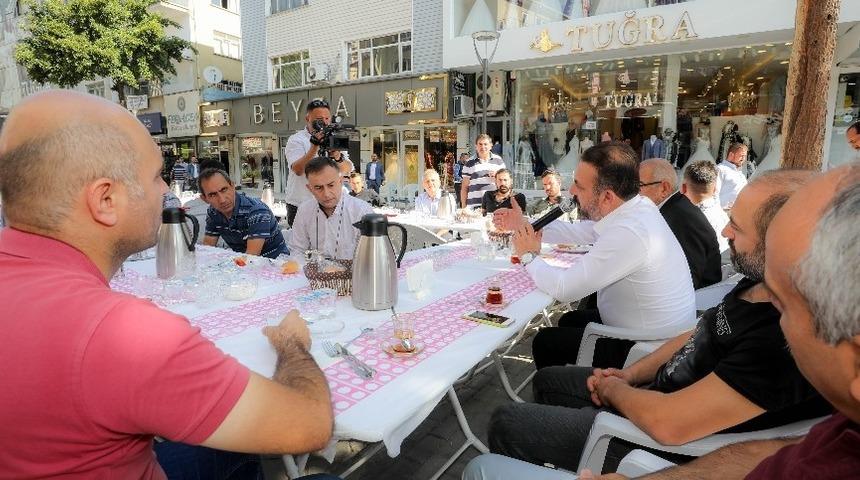 Sincan&rsquo;da esnafla &ldquo;Yerel Buluşmalar&rdquo; başladı
