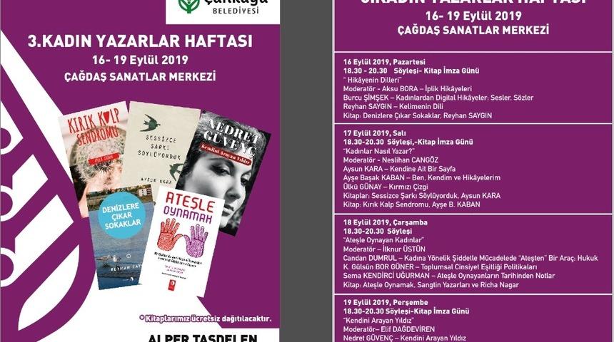 Kadın yazarlar 3. kez bir arada