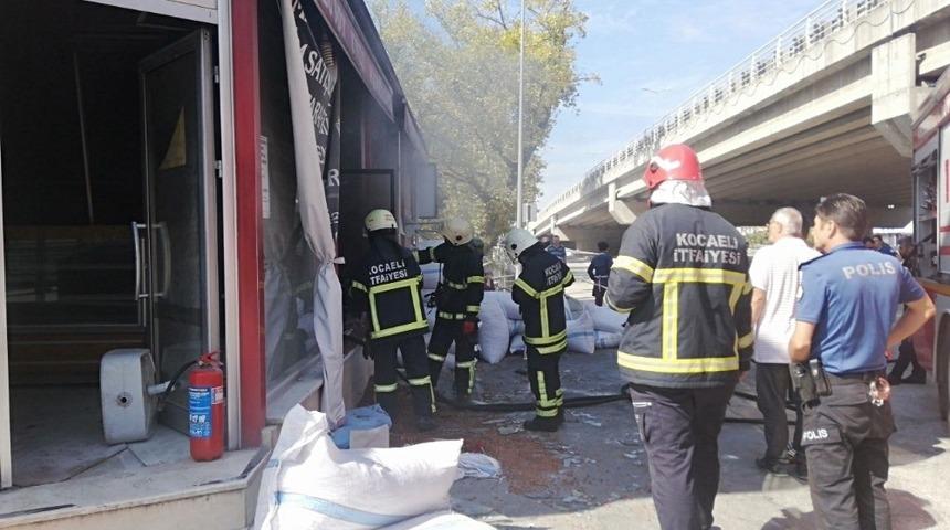 Gölcük’te fırında çıkan yangın korkuttu