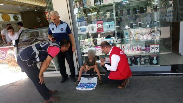 Dilenen ve sokaklarda çalışan çocuklara yönelik denetim yapıldı