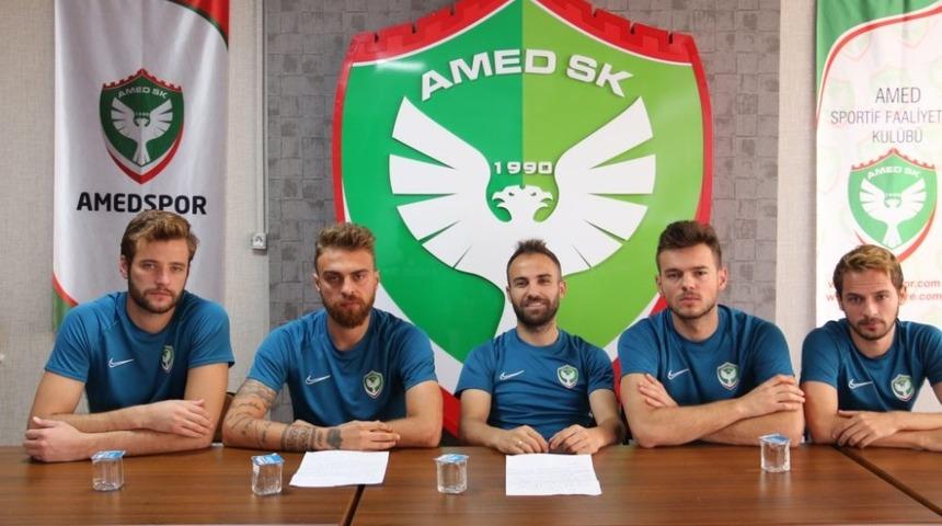 Amed Sportif Faaliyetler&rsquo;de bazı futbolculardan a&ccedil;ıklama