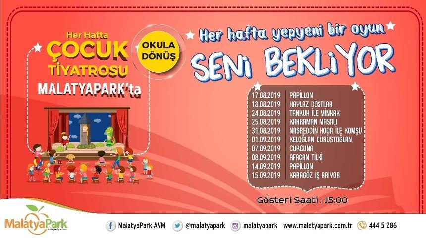 Okula d&ouml;n&uuml;ş etkinliklerinin adresi: &lsquo;Malatyapark&rsquo;