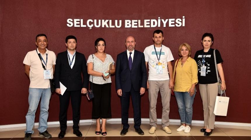 Özbekistan Heyeti’nden Selçuklu Belediyesine ziyaret