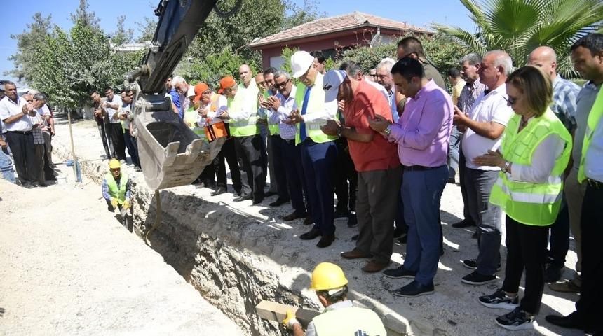 İmamoğlu İ&ccedil;me Suyu Projesi&rsquo;nin yapımına yeniden başlandı
