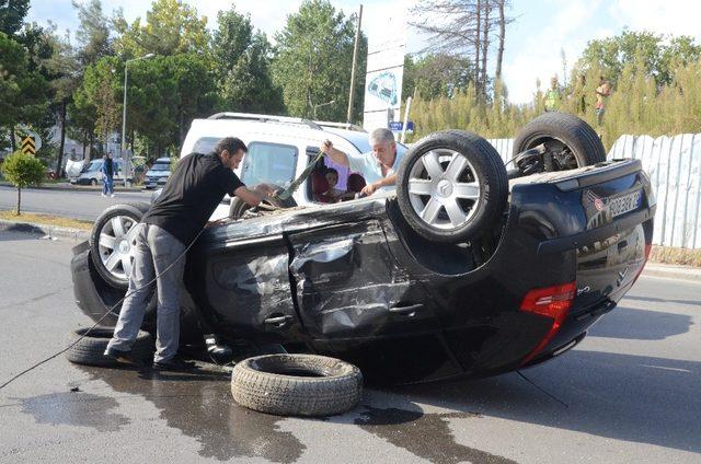 Ordu’da trafik kazası: 2 yaralı