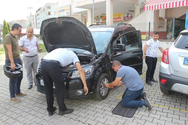 Çarşamba’da kedi kurtarma operasyonu