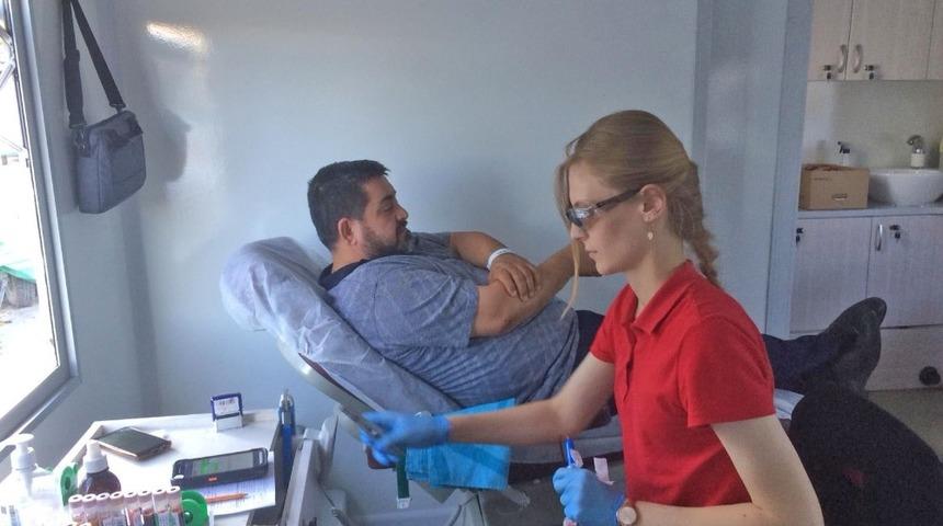 Kızılay Yerk&ouml;y&rsquo;de kan bağışı kampanyası başlattı