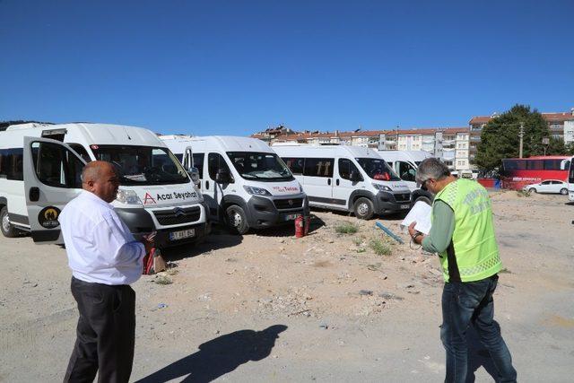 Niğde Belediyesi Trafik Zabıta Okul Servislerini Denetledi