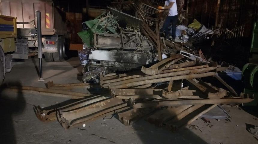 Kütahya’da demiryolundan travers hırsızlığı