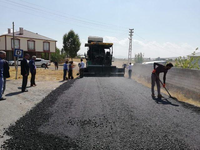 Erciş Belediyesinden asfaltlama çalışması