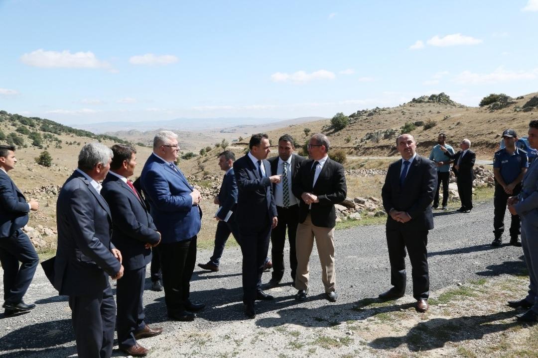 Vali &Ccedil;akır, Kerkenes Antik Kentinde incelemede bulundu