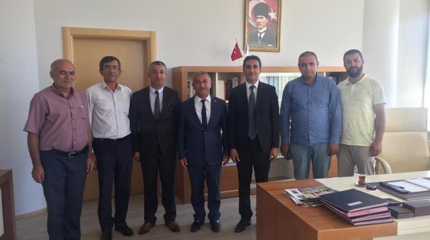 Muhtarlardan B&uuml;y&uuml;kşehir Belediyesine ziyaret