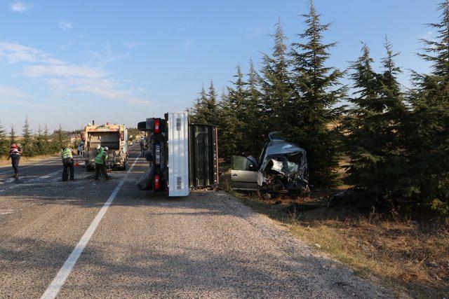 Eskişehir'de kaza: 2 ölü, 2 yaralı