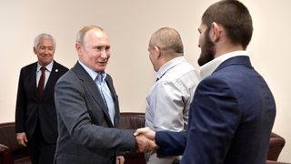 Khabib ile Putin bir arada!