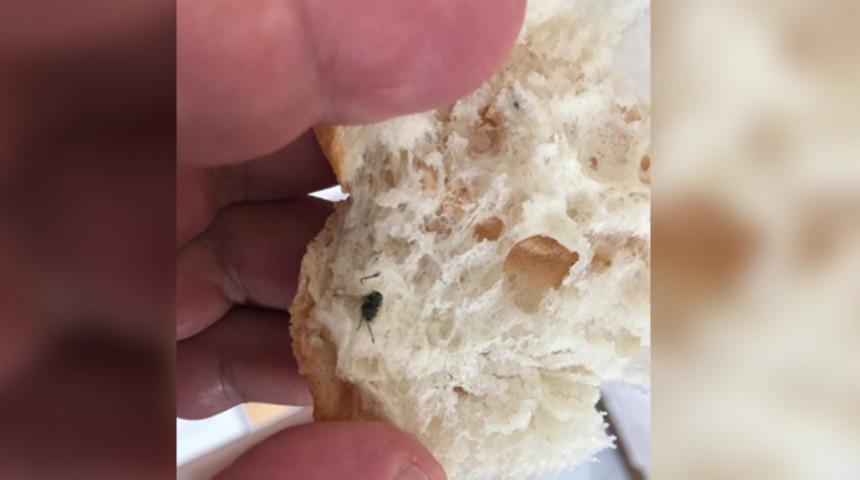 Marketten ekmek aldı, içinden çıkan şoke etti