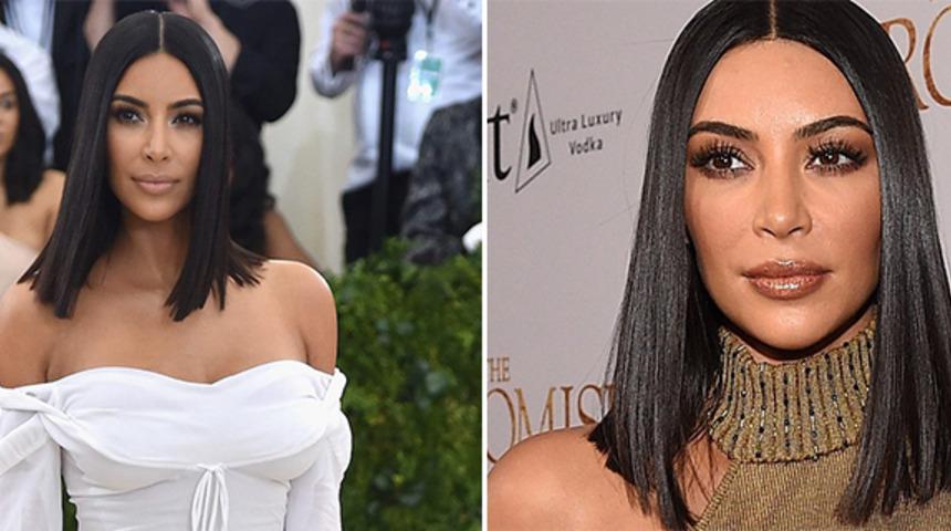 Sa&ccedil;ları peruk sanılacak kadar bakımlı olan Kim Kardashian&rsquo;ın g&uuml;zellik sırları