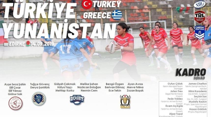 Ragbi Lig Milli Erkek ve Kadın Takımları Yunanistan ma&ccedil;larına hazır