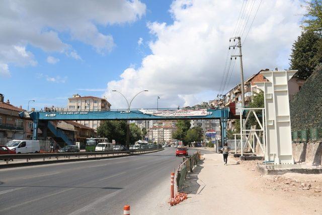 Yeni Çetin Emeç Üst Geçidi’nin ana gövdesi yerleştirilecek