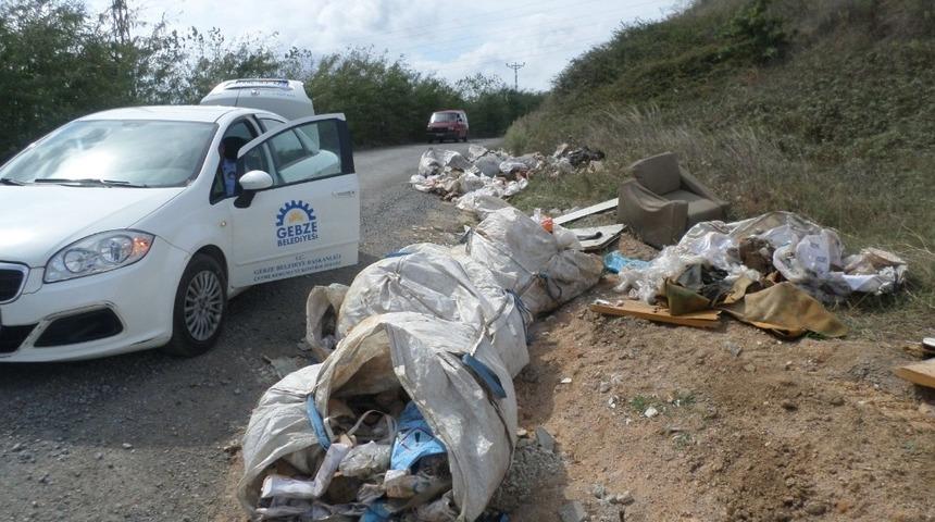 Gebze&rsquo;de ka&ccedil;ak atığa ceza