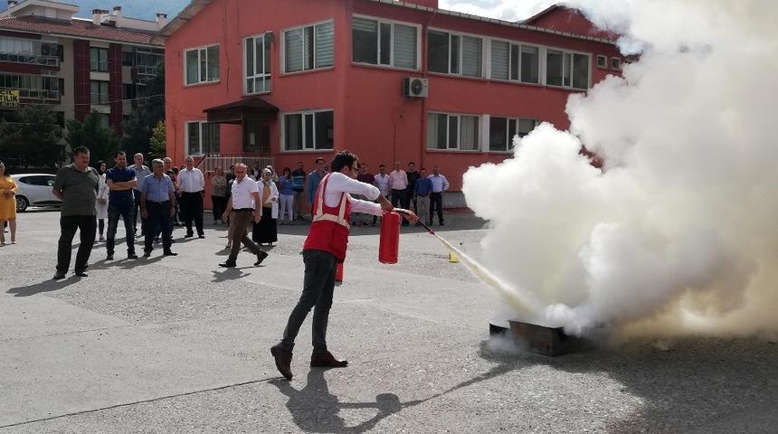 Tatbikat ger&ccedil;eğini aratmadı