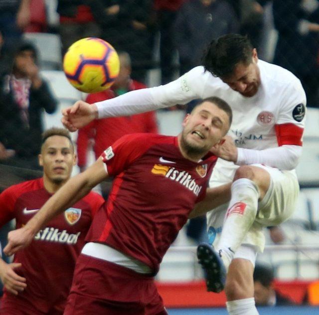 Antalyaspor ile Kayserispor 23. randevuda