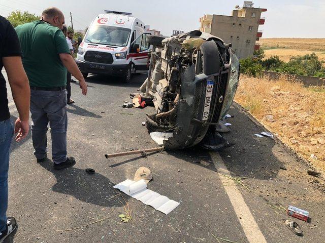 Nusaybin’de trafik kazası: 2’si çocuk 6 yaralı