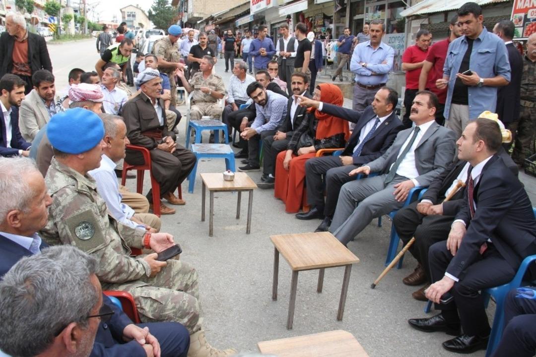 Vali Akbıyık&rsquo;tan Kaymakam G&uuml;ven&rsquo;e ziyaret