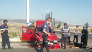 Kırıkkale'de trafik kazası: 4 yaralı