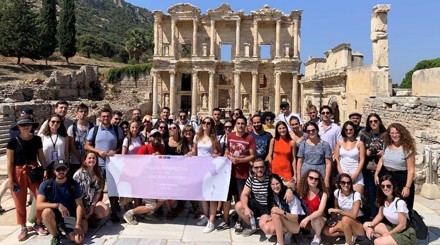 AB Antik Tarihe Gen&ccedil; Bakış Ekibi, Aydın&rsquo;daki &ouml;ren yerlerini &ouml;ğrendi