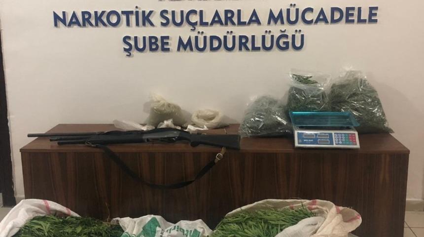 Adıyaman’da uyuşturucu operasyonu