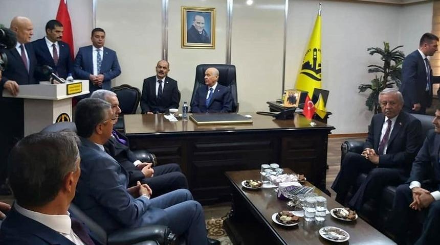 MHP Genel Başkanı Bah&ccedil;eli, Bayburt&rsquo;ta