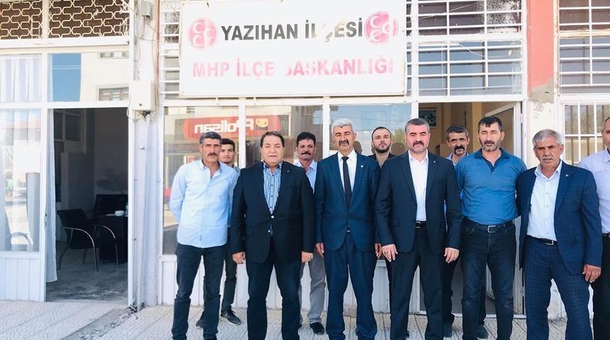 MHP’den Yazıhan ilçesine ziyaret