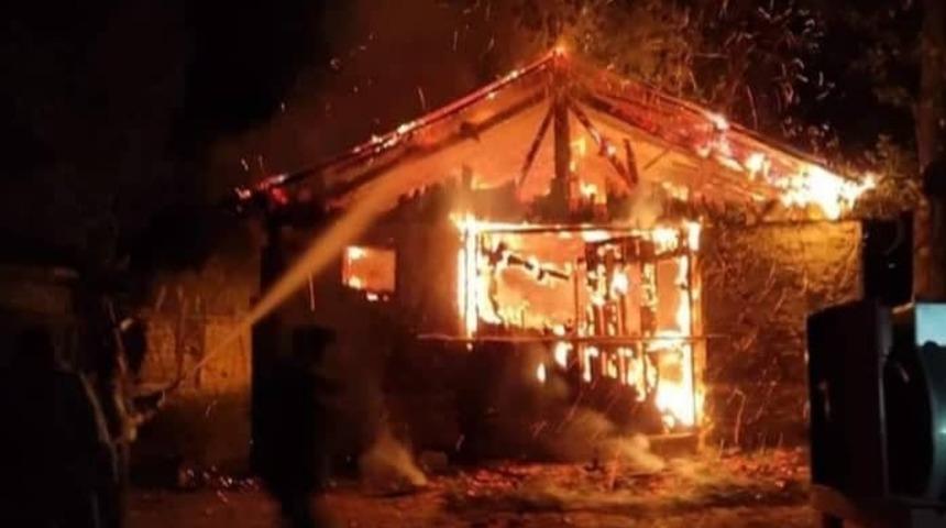 Aslanapa’da yangın: 1 yaralı