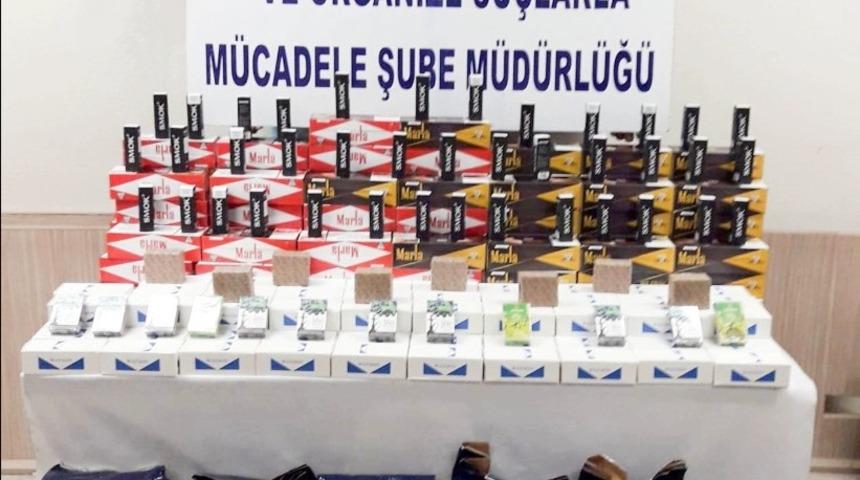 Eskişehir polisinden ka&ccedil;ak t&uuml;t&uuml;n operasyonu