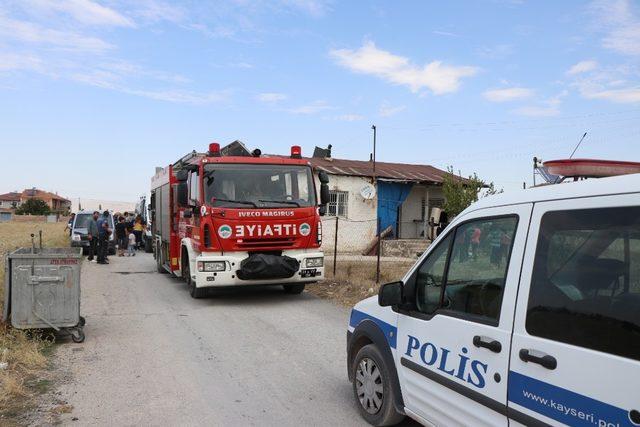 Müstakil evde çıkan yangın büyümeden söndürüldü